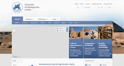 Desktop Screenshot of dainst.org